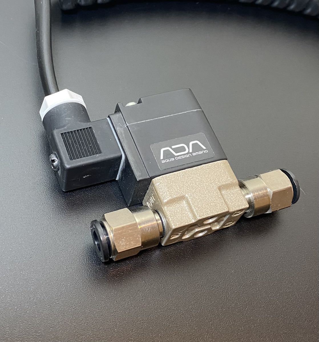 旧ロゴ ADA 美品 アクアデザインアマノ ELバルブ 電磁弁 CO2
