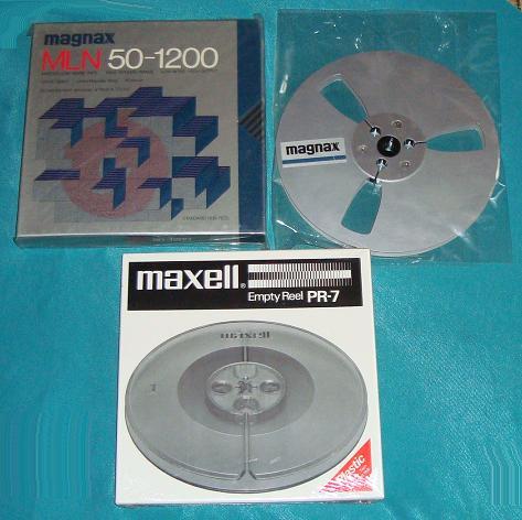  ｍａｇｎａx ７号 オープンリールテープ＋メタルリール＋maxell Empty Reel=３点セット(オープンリールデッキ)｜売買されたオークション情報、yahooの商品情報をアーカイブ公開 - オークファン オープンリールデッキ