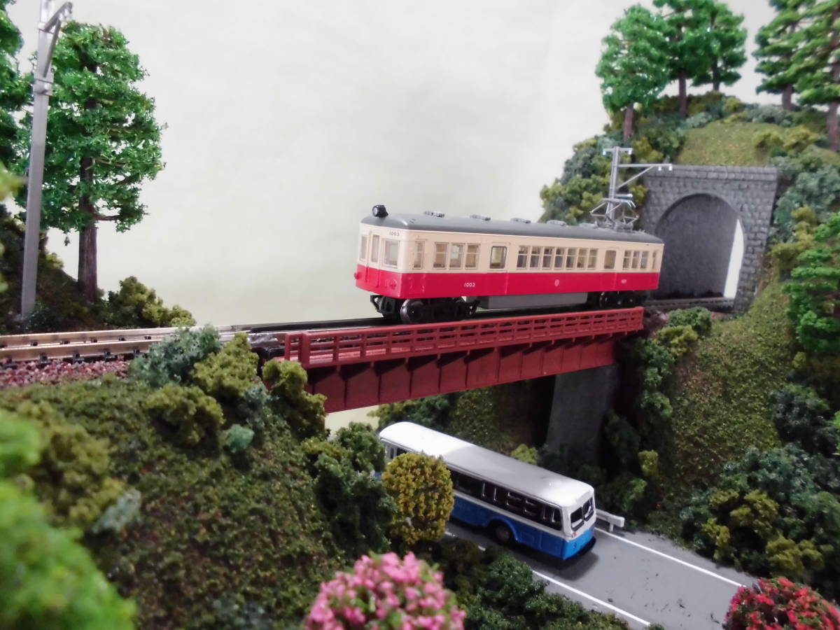 カ*チ様 Nゲージ・ジオラマ展示台5月のローカル線 ジオラマ車両