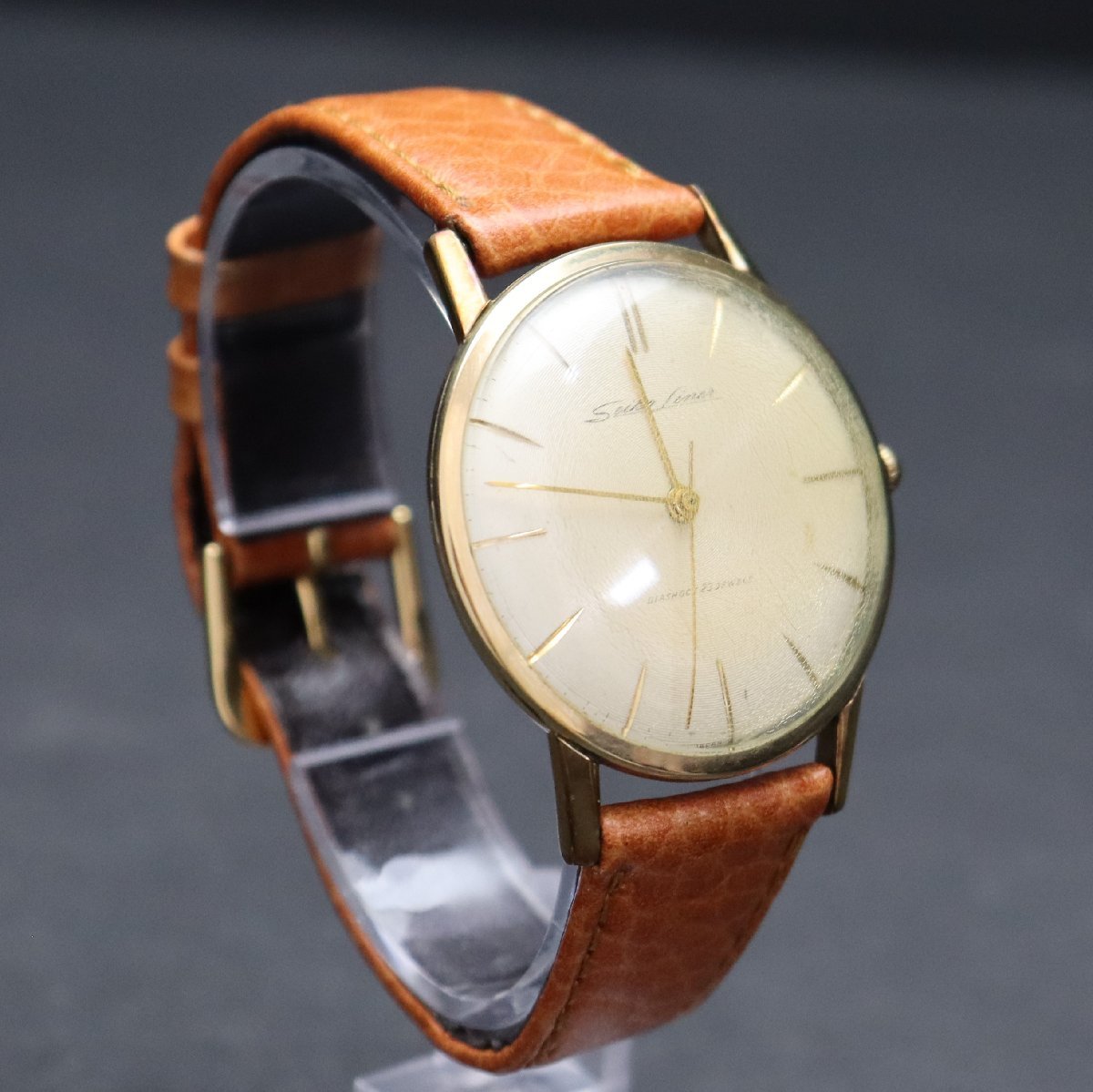 SEIKO LINER セイコー ライナー 15010 手巻き 23石 AGFケース レコード 