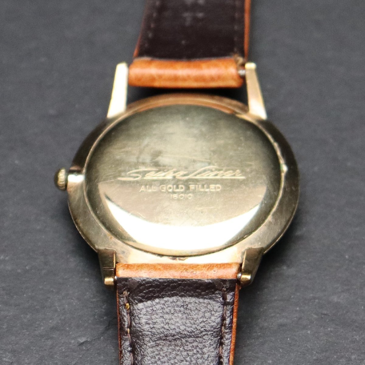 SEIKO LINER セイコー ライナー 15010 手巻き 23石 AGFケース レコード 