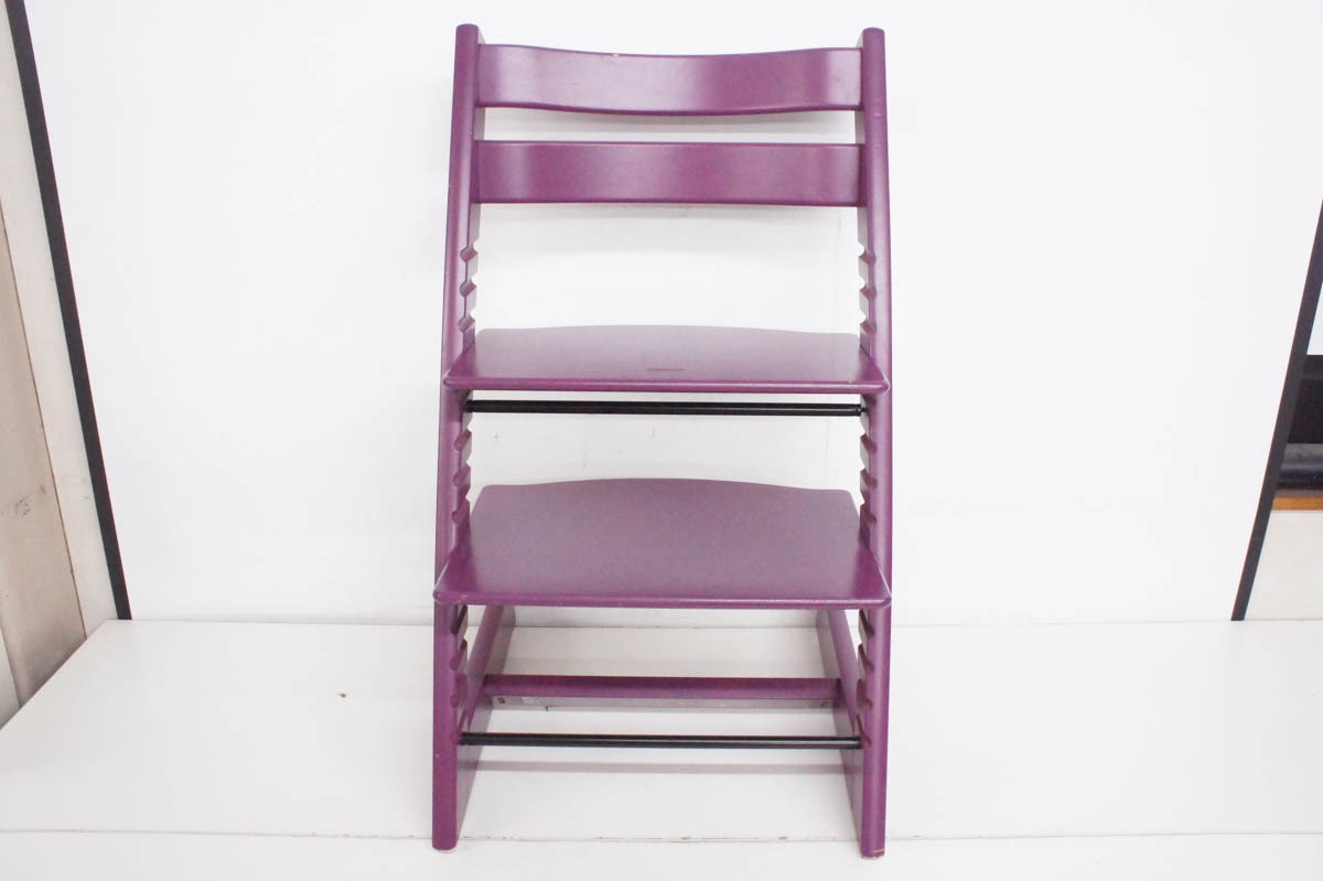 ストッケ ベビーチェア トリップトラップ STOKKE パープル S/N5 STOKKE ストッケ TRIPP TRAPP ベビーチェア パープル S/N5