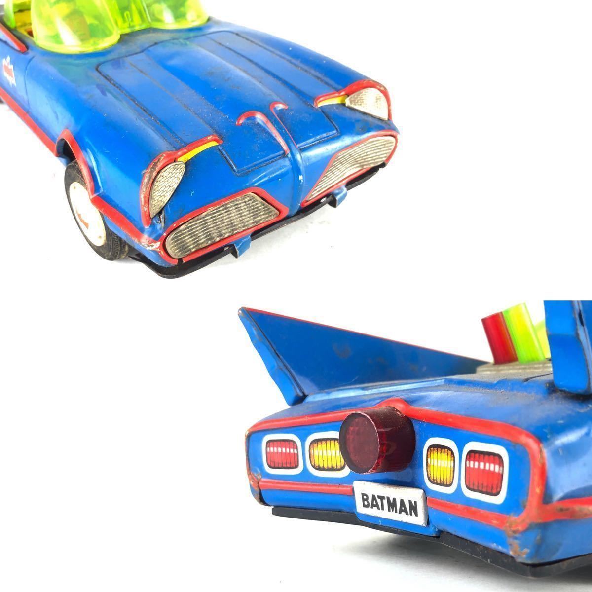 樂】 当時物 バットマン バットモービル BATMOBILE ブリキ 玩具 電動
