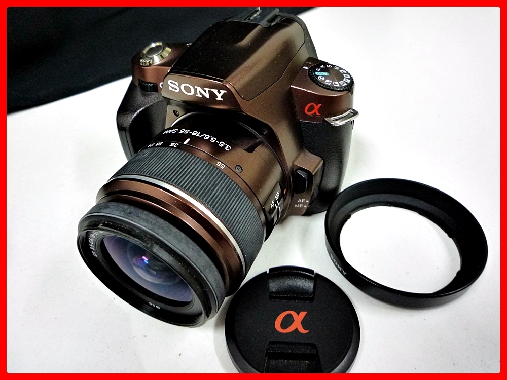 ▽SONY/ソニー デジタル一眼レフカメラ α330 DSLR-A330 レンズ付き