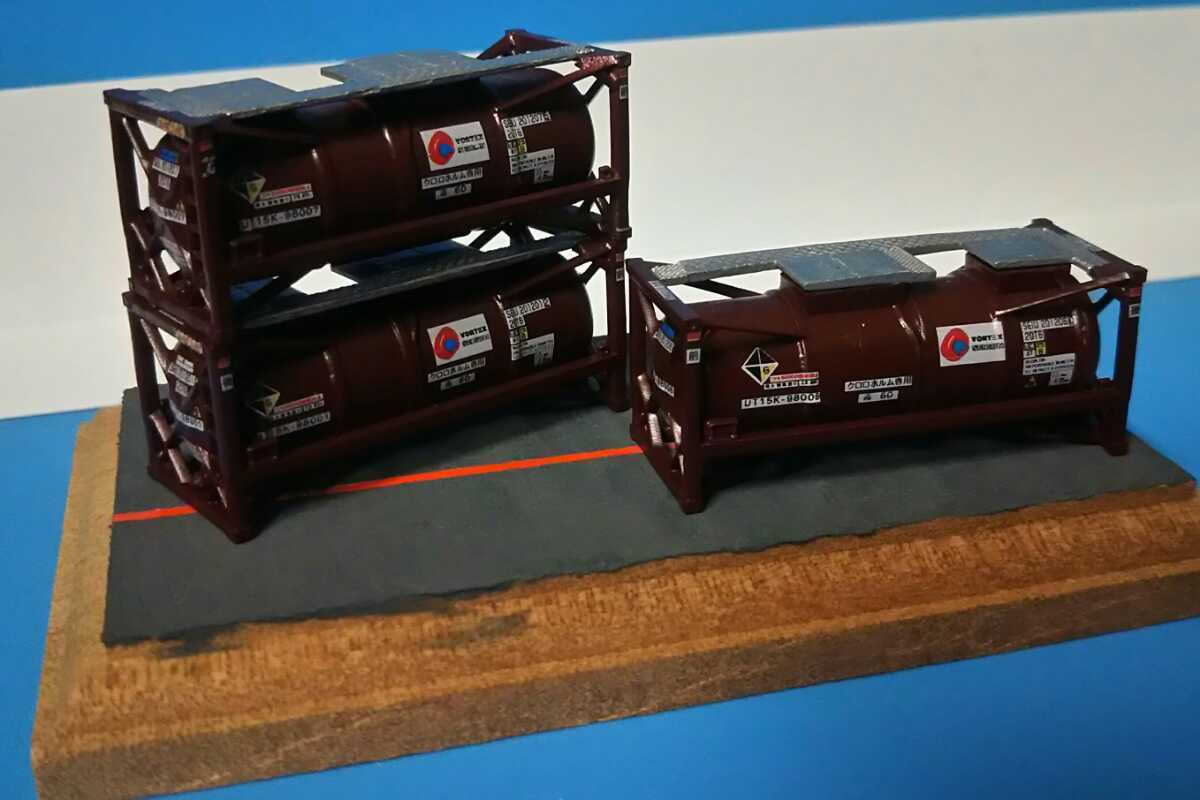 Nゲージ UT15K ISO タンク コンテナ クロロホルム専用 3個セット 加工