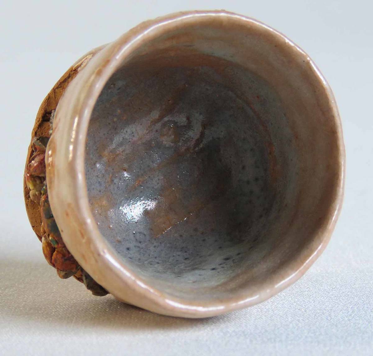 楽山焼 玉井楽山 湯呑 天神蟹 蟹 - : 逸品 作 木箱 共箱入り 二 カニ