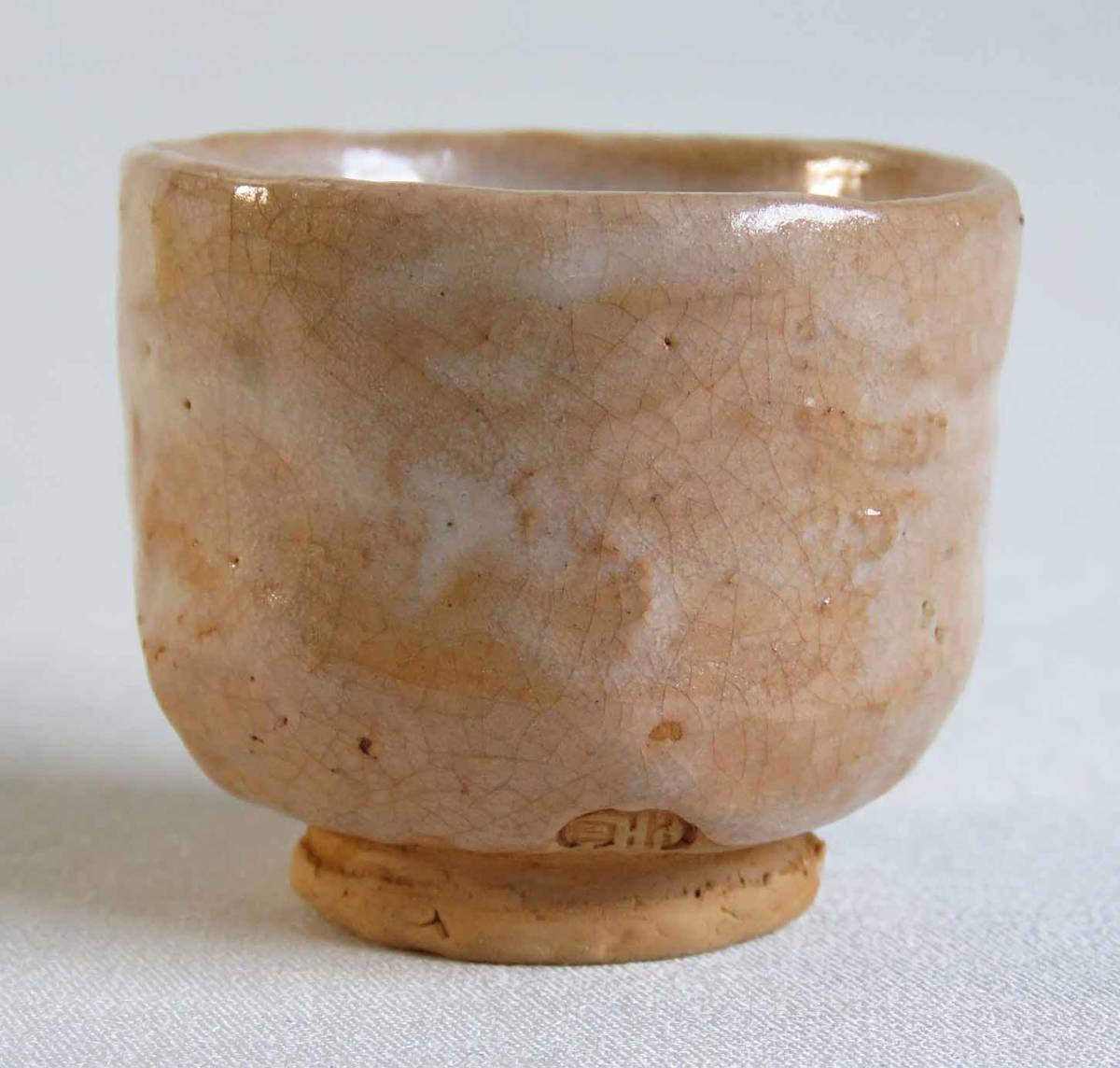 楽山焼 玉井楽山 湯呑 天神蟹 蟹 - : 逸品 作 木箱 共箱入り 二 カニ