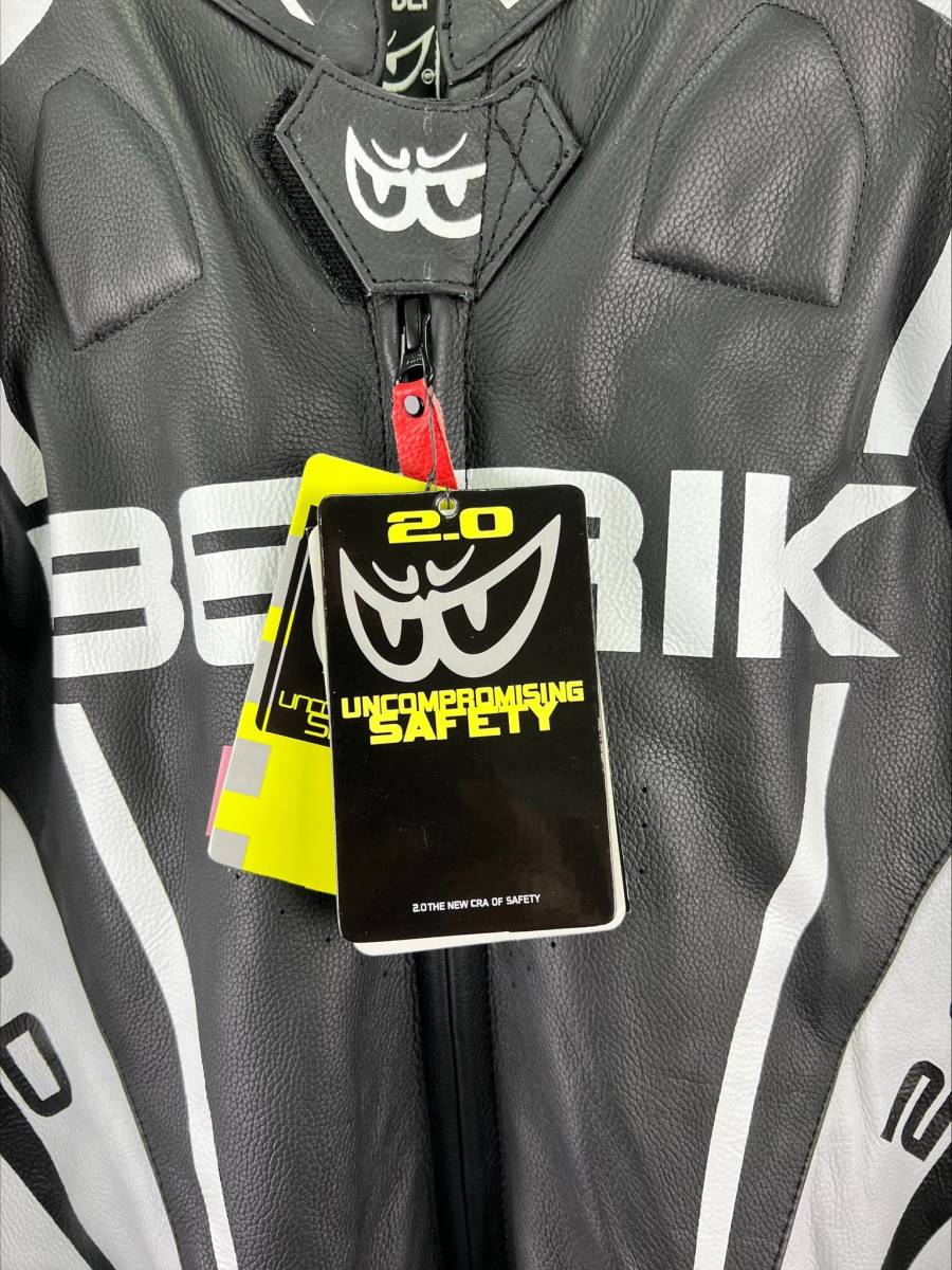 訳あり 新品未使用 BERIK ベリック MFJ公認レーシングスーツ BLACK