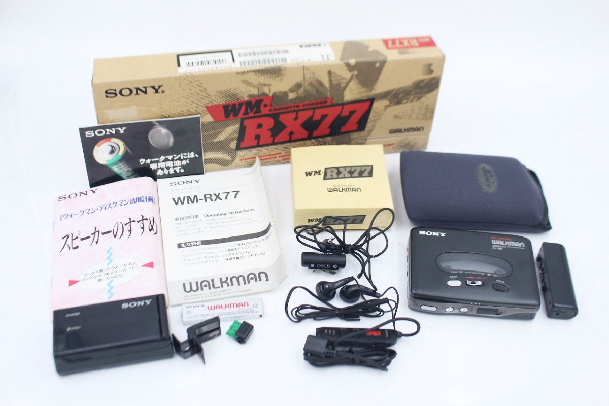 SONY WM-RX77 WALKMAN ソニー ウォークマン - 動作未チェック カセット