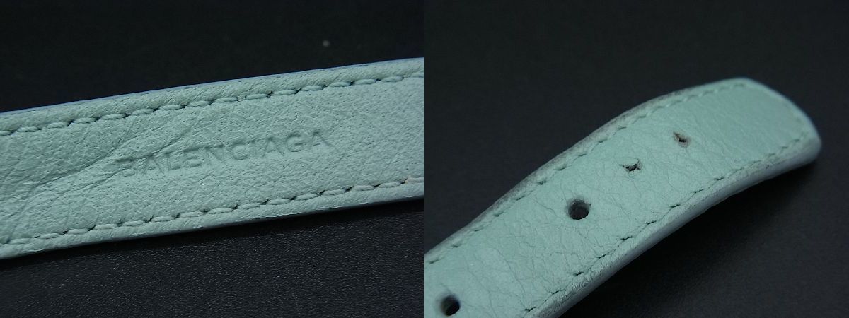 1円 □美品□ BALENCIAGA バレンシアガ 236342 レザー 3連 
