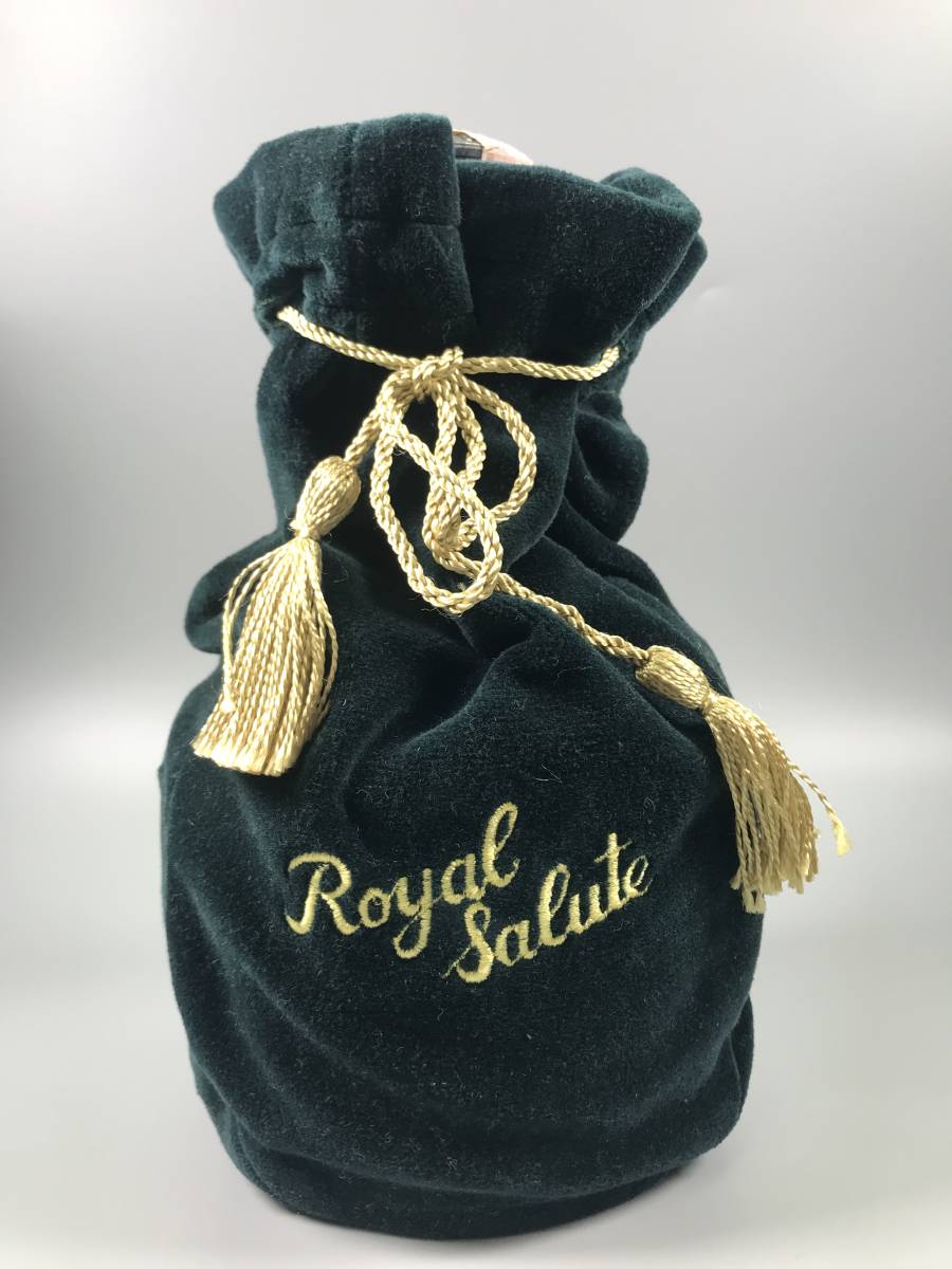 未開栓ROYAL SALUTE ロイヤルサルート21年 陶器ボトル 赤 古酒