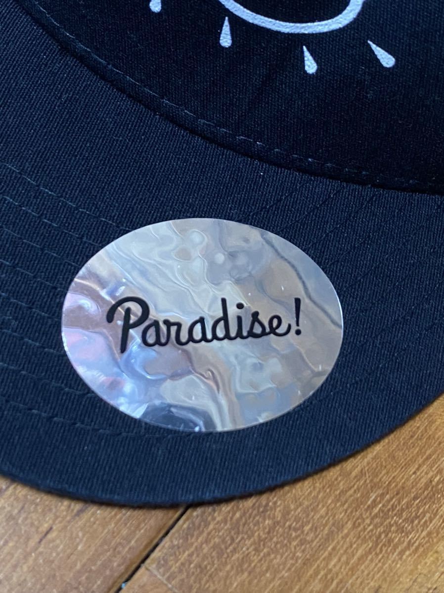 Paradise! mesh cap (C'mon!) size:FREE black×white / パラダイス