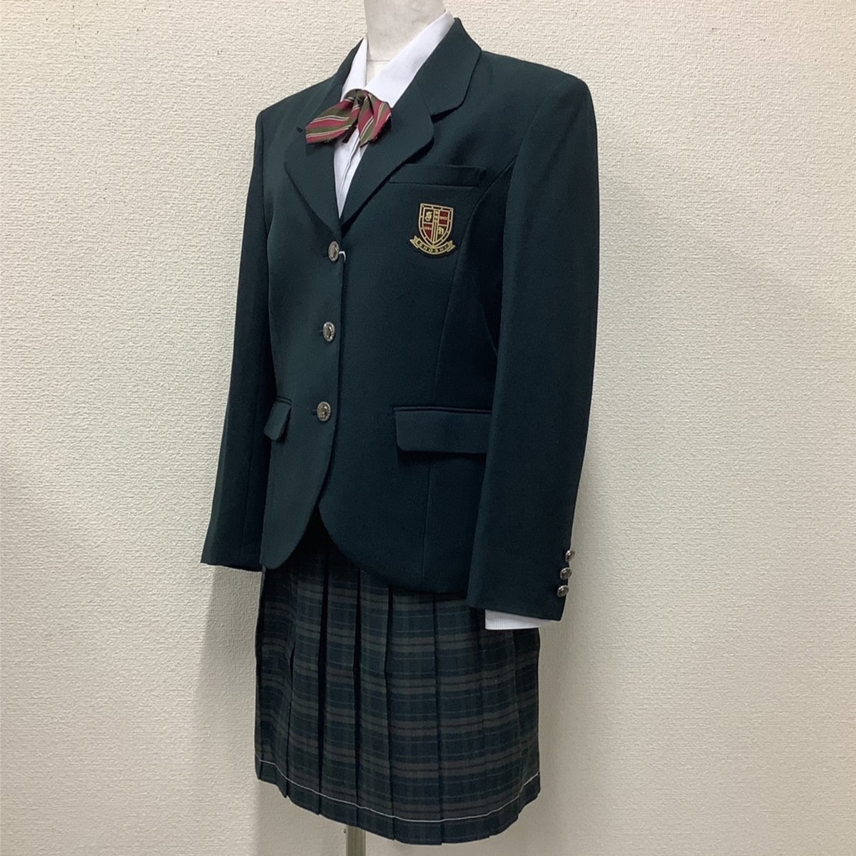 新品/未使用) 福島県 尚志高校 旧制服 6点セット /17B/LL/3L/W81/丈51
