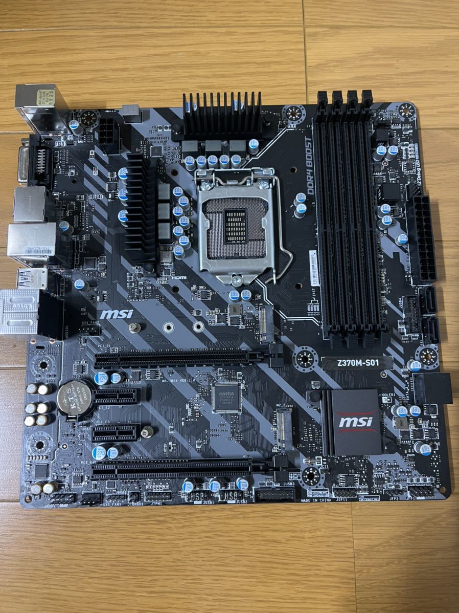 MSI Z370M-S01 マザーボード MicroATX 動作品 【公式通販】