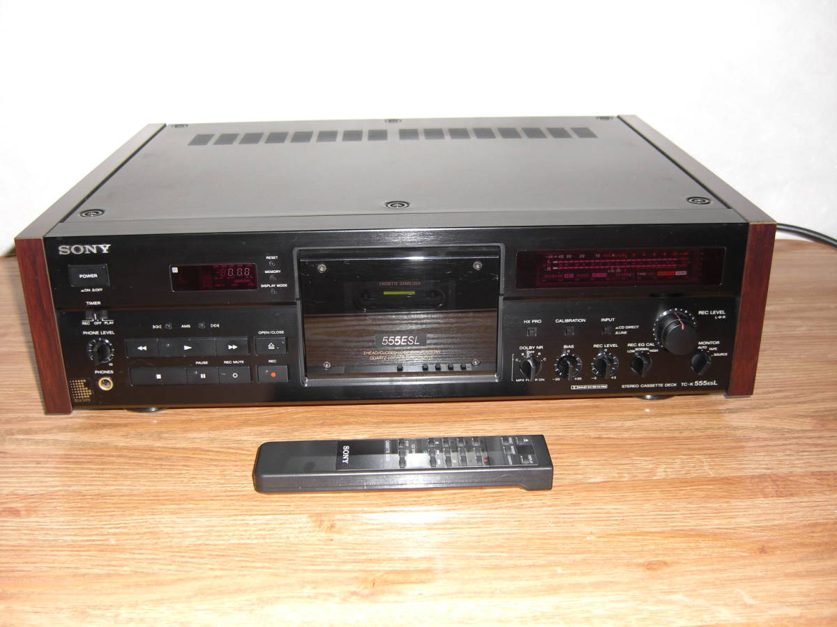 安い，正規品 SONY ソニー TC-K555ESL 純正リモコン付(一般)｜売買されたオークション情報、yahooの商品情報をアーカイブ公開 - オークファン 一般