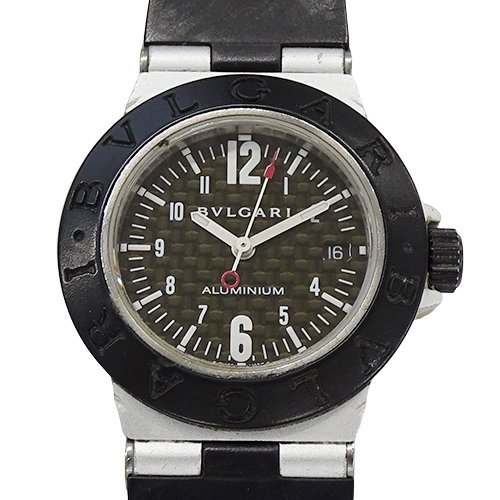 1円～ ブルガリ BVLGARI 時計 レディース アルミニウム デイト