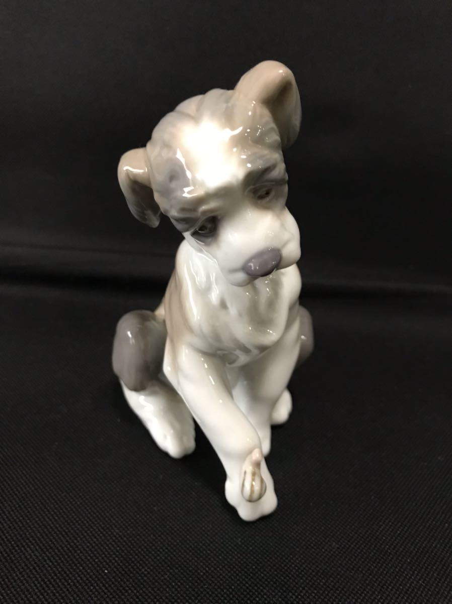 ☆LLADRO リヤドロ フィギュリン 犬とカタツムリ ニューフレンド 6211
