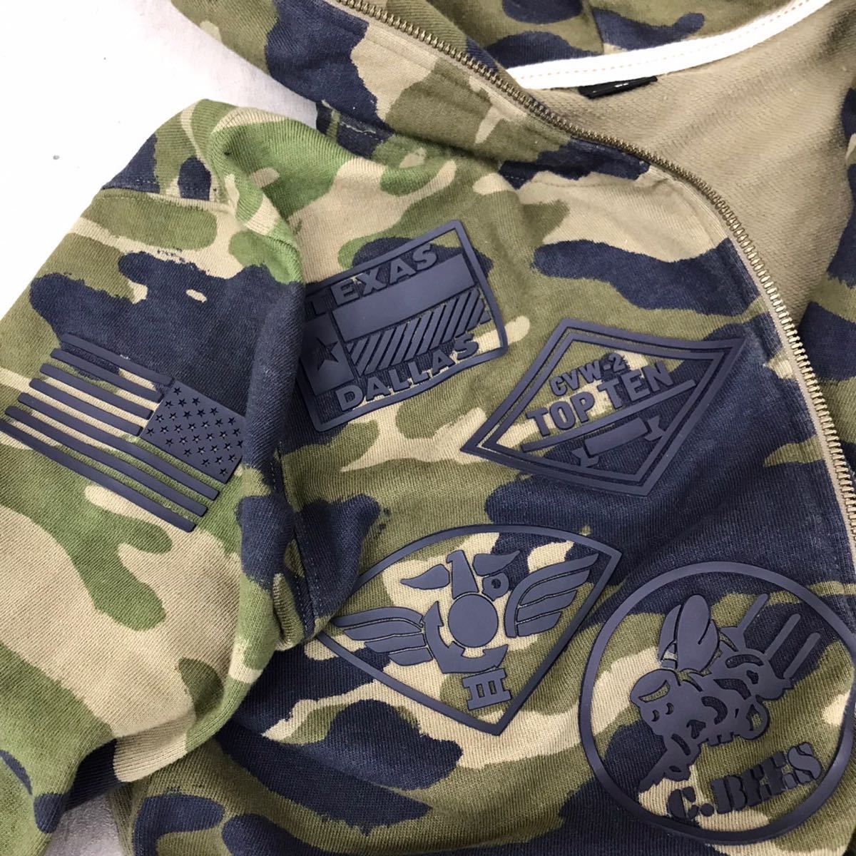 AVIREX アヴィレックス U.S.NAVY TOP GUN 迷彩カモ トップガン 