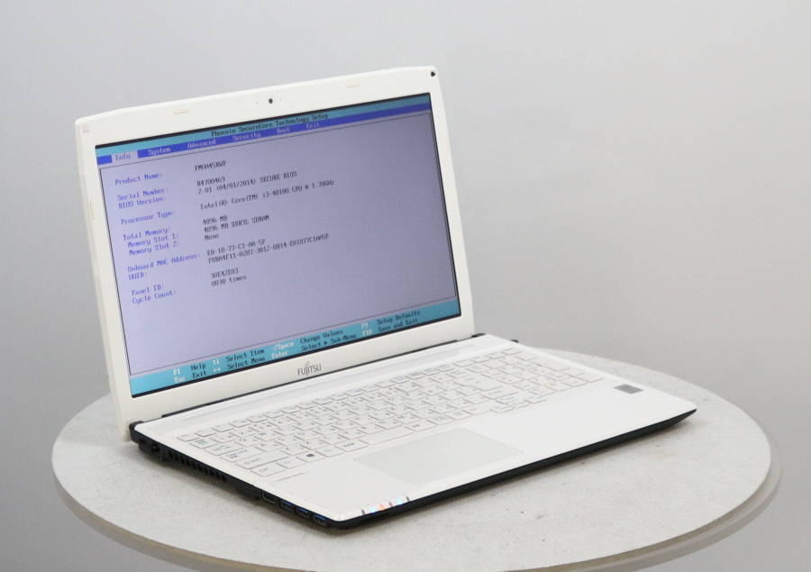 HDDなしFMVA45RWP LIFEBOOK AH45⁄R富士通ノート 今までに
