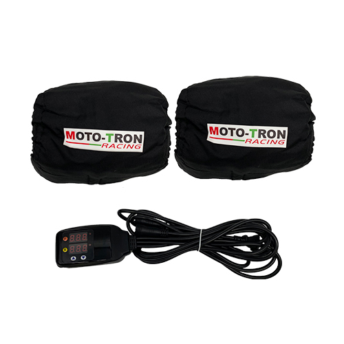 【新品 送料無料 税込】MOTO-TRON タイヤウォーマー 12インチ 前後セット 前:110/70-12 後:120/70-12 サイズ用 コントローラー付属 TWD 12インチ タイヤウォーマー 新品 RACING コラボタイヤウォーマーカバー 10インチ
