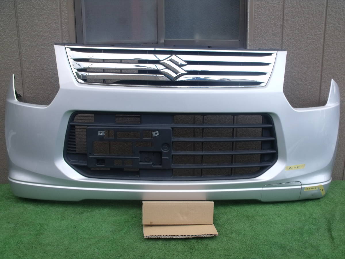 MH34S ワゴンR FXリミテッド 純正フロントバンパー シルバー Z2S 71711  