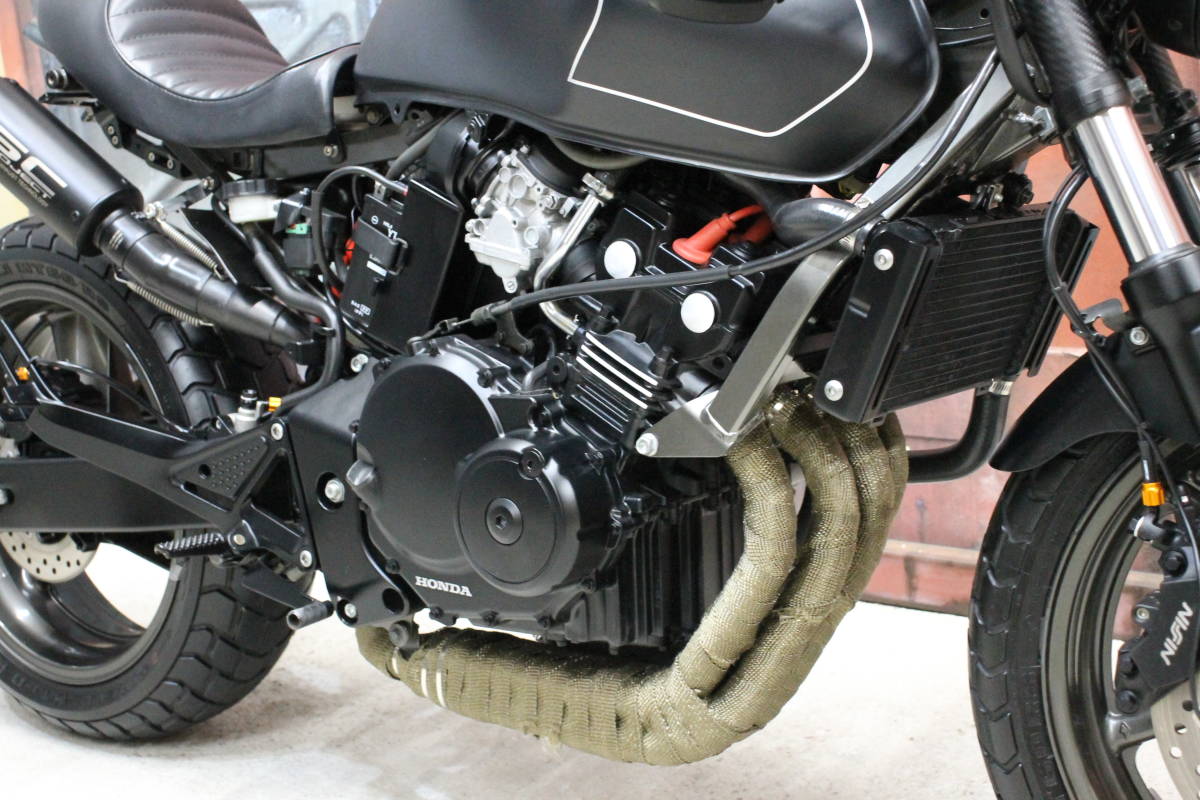 になる ヤフオク ネオカフェレーサーカスタム 外装リペイント ホ かねますの