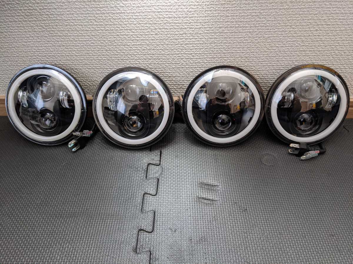 丸目4灯LED ハコスカ、ケンメリ、ジャパン、510ブル、サバンナ 旧車 