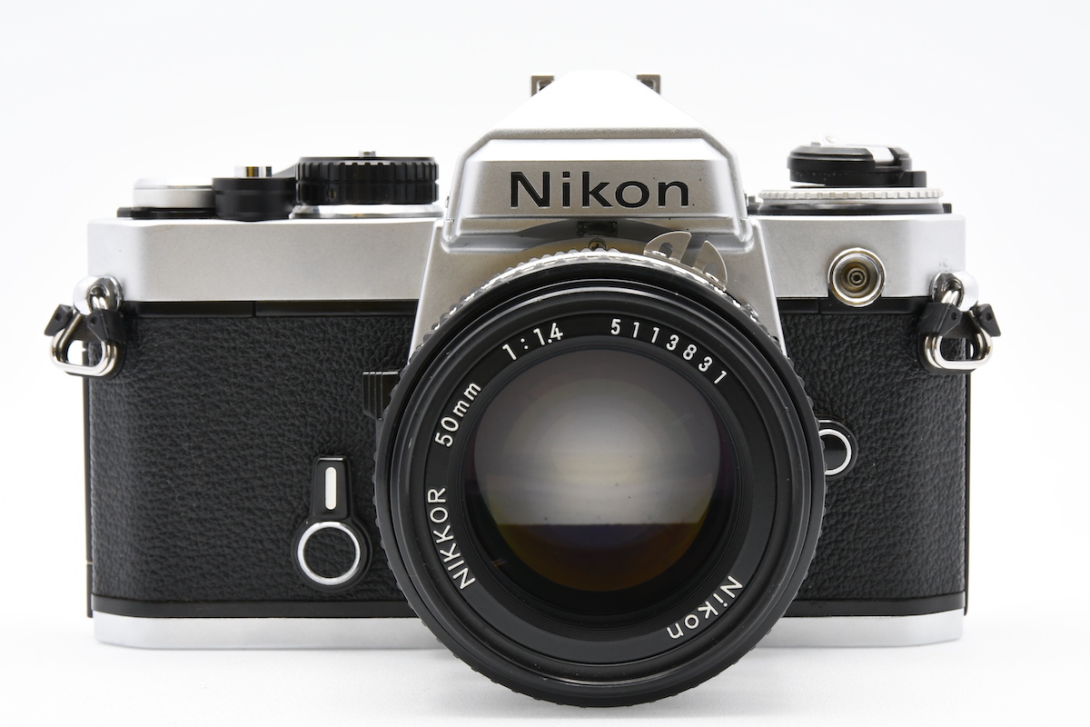 Nikon FE + AI-S NIKKOR 50mm F1.4 フィルムカメラ MF一眼レフ 標準単