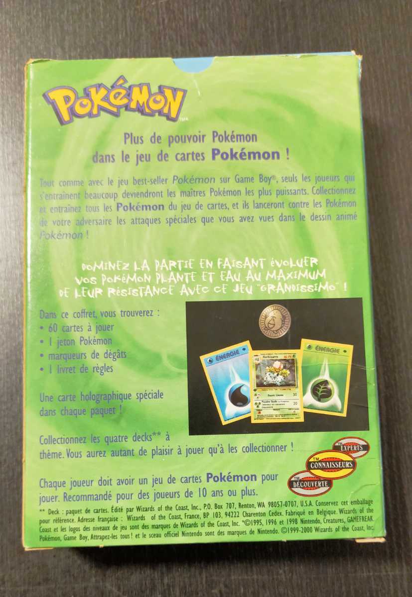 ポケモンカード 海外版 初期 テーマデッキ OVERGROWTH 開封済 未使用