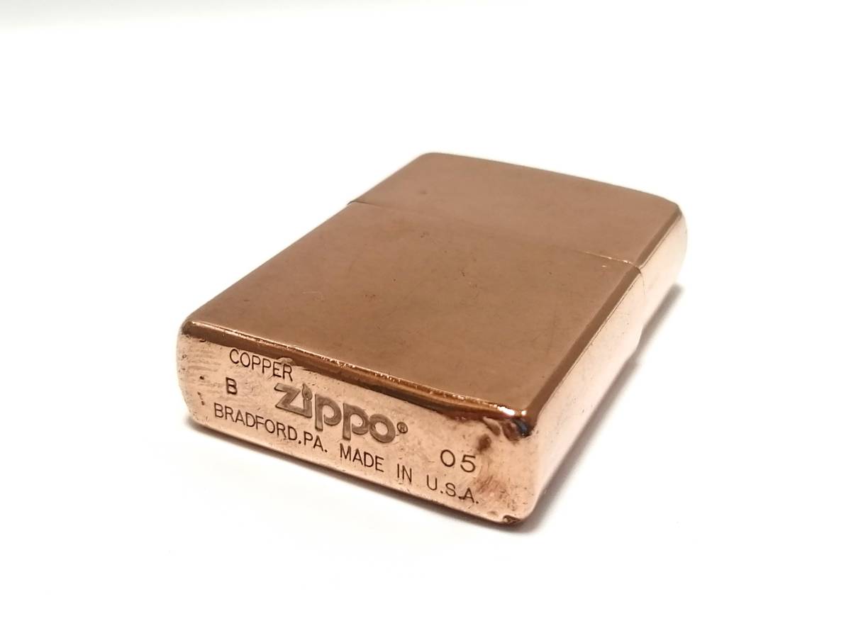 ZIPPO Solid 吹っ切れ Copper ソリッドカッパー 純銅 アメリカ製