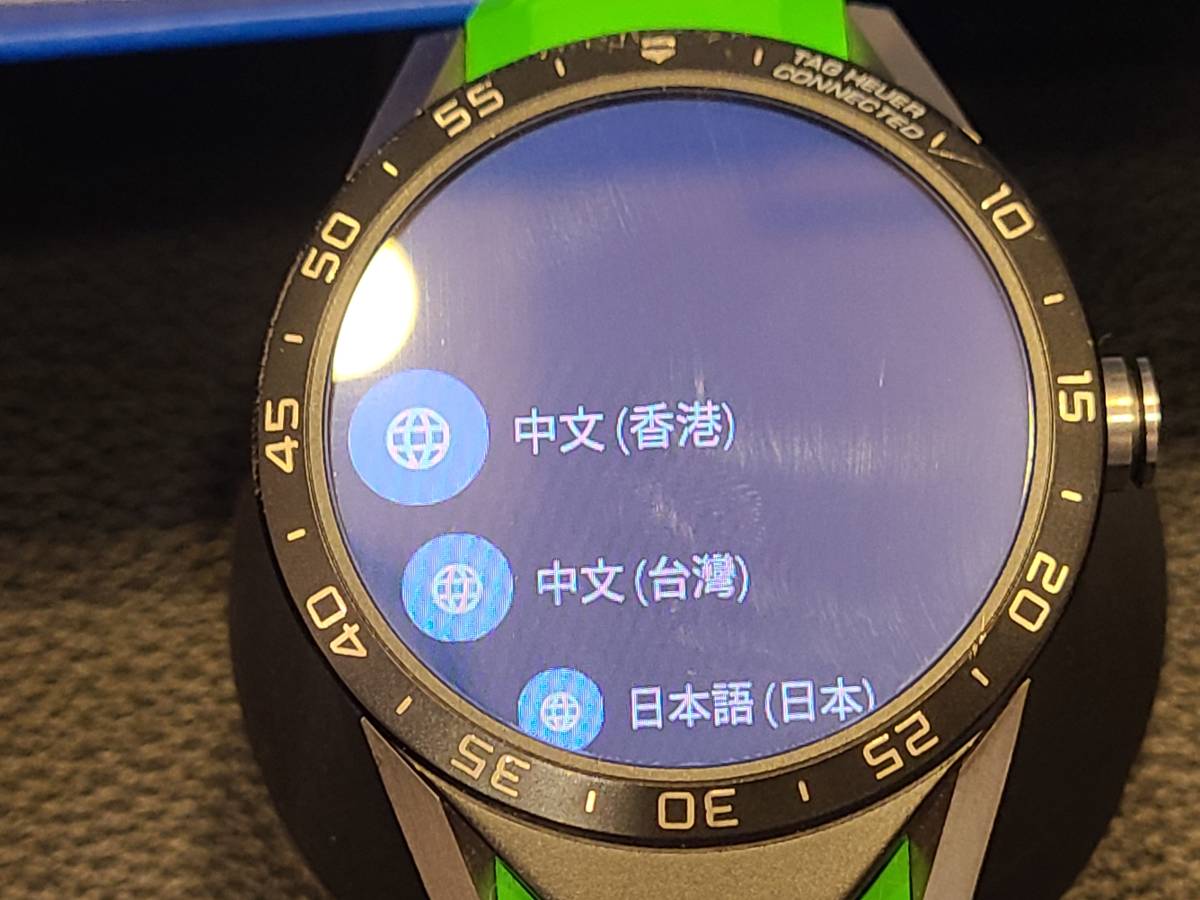 コネクテッド タグ・ホイヤー SAR8A80 グリーンラバー HEUER 新品)TAG 