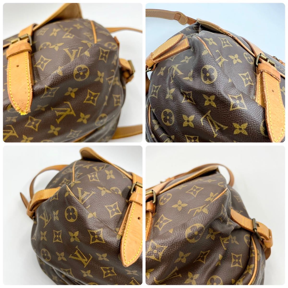 1円~ 最高級 LOUIS VUITTON ルイヴィトン ソミュール43 モノグラム 