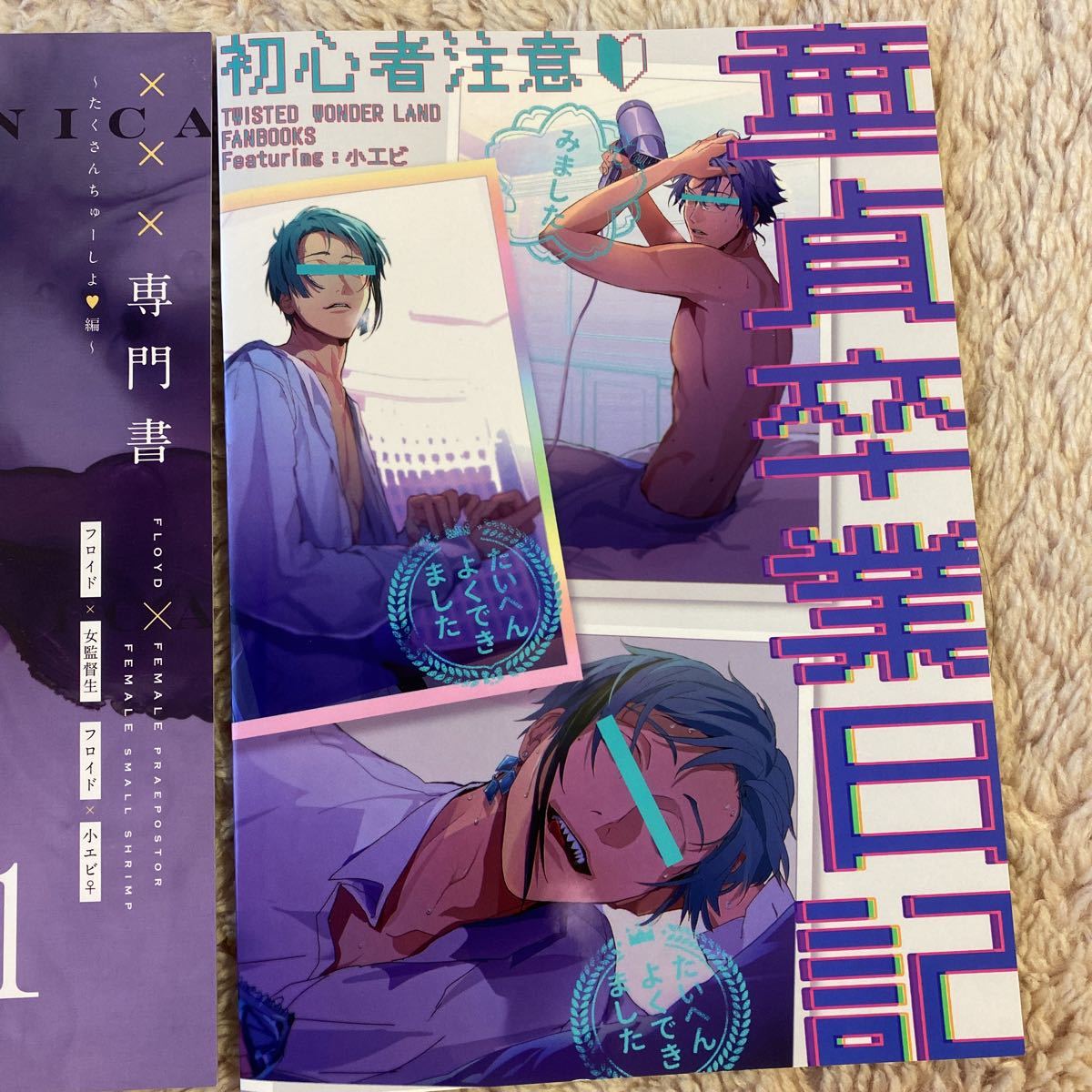 値下げしました‼️ドスベロ ジェイ監、フロ監セット りぬぬ osiri twst 同人誌 R-18 オクタ監 フロ監 アズ監 ジェイ監 非