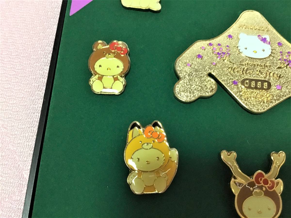 ハローキティ☆北海道限定メモリアルピンパッジセット シリアル
