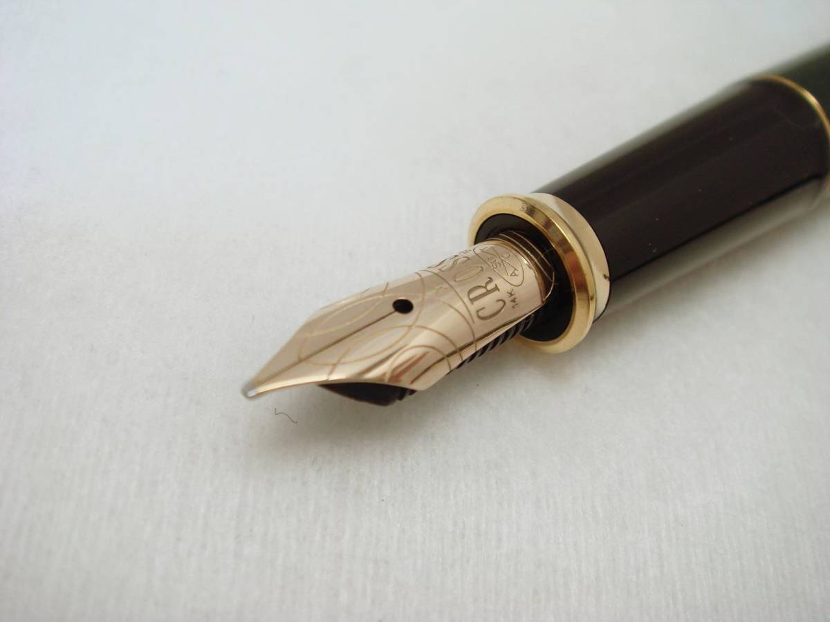 CROSS ペン先 14K 刻印 グリーンカラー クロス 万年筆 タウンゼント