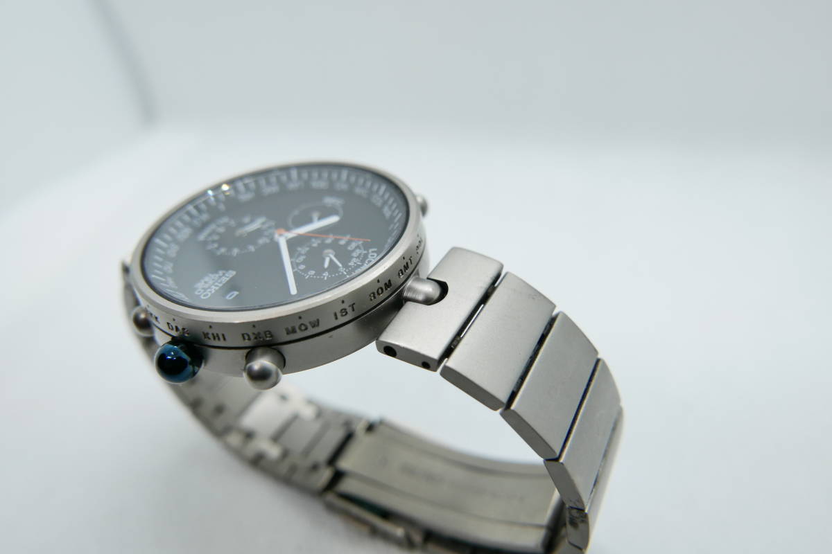 □ジャンク SEIKO セイコー 腕時計 ワールドタイム 5T52-0010 Ti 