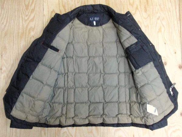 ARMANI ジーンズ JEANS アルマーニ デニム パンツ メンズ ストレッチ USED加工 Sz.33 通年 ロゴ★ EMPORIO イタリア製 ボトムス 人気