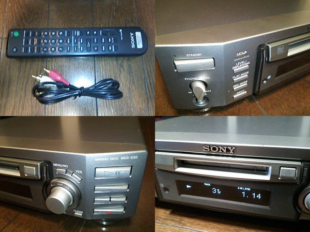 ソニー SONY MDデッキ MDプレーヤー MDレコーダー MDS-S50 MDLP対応 RM