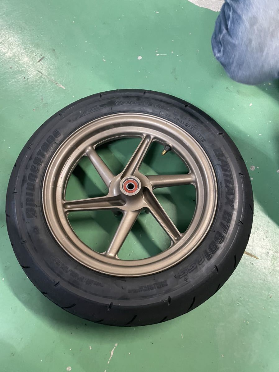 nsr50 フロントホイール　NSR mini NSR50フロントホイール NSRmini 80 NSF100 NSF100 フロントホイール