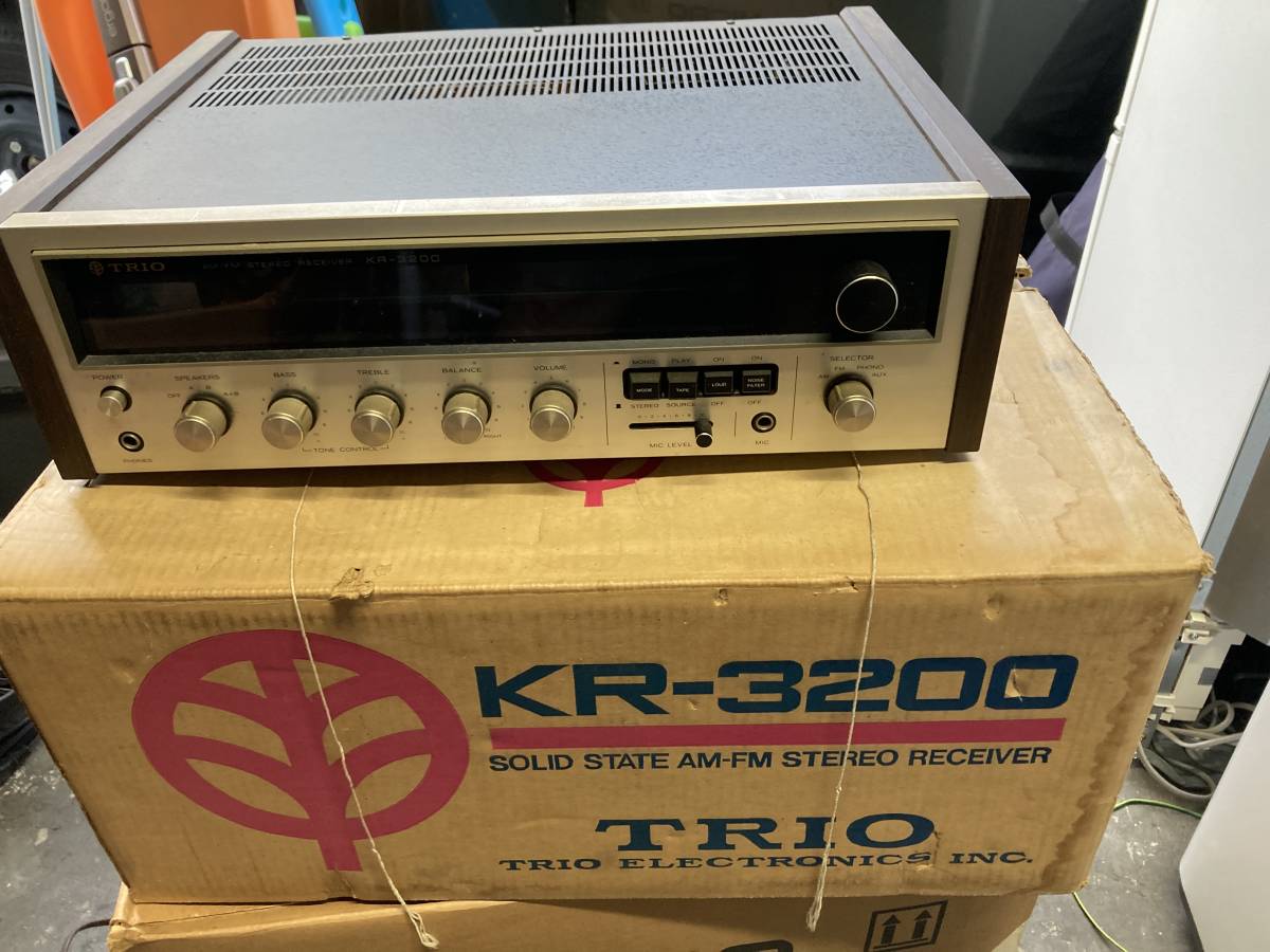 人気セール，定番 元箱 TRIO トリオ KENWOOD ケンウッド KR-3200 AM/FMステレオチューナーアンプ(KENWOOD)｜売買されたオークション情報、yahooの商品情報をアーカイブ公開 - オークファン KENWOOD