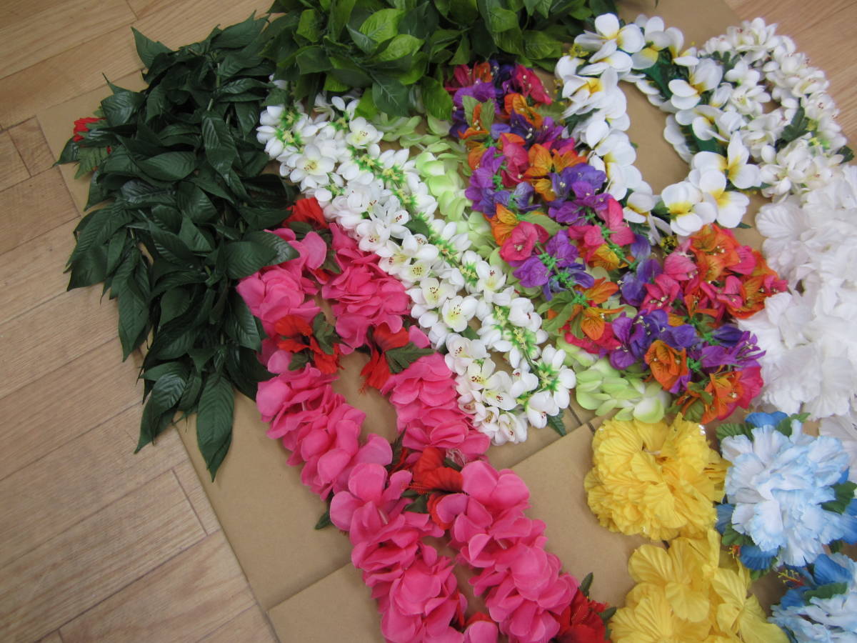 A328 フラダンス レイ 花飾り 首飾り 髪飾り ウイッグ まとめて 30点 ハワイアン 現状品 フラダンス 売買されたオークション情報 Yahooの商品情報をアーカイブ公開 オークファン Aucfan Com