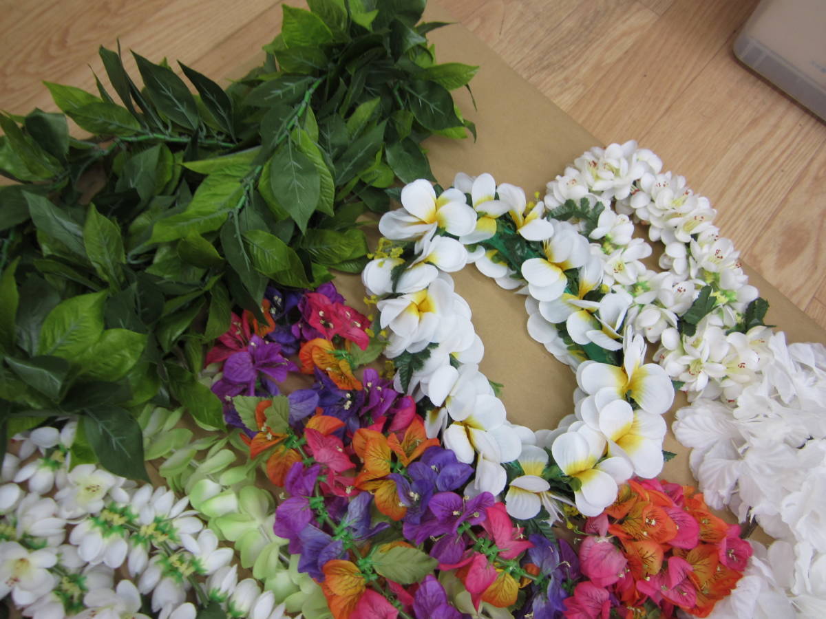 A328 フラダンス レイ 花飾り 首飾り 髪飾り ウイッグ まとめて 30点 ハワイアン 現状品 フラダンス 売買されたオークション情報 Yahooの商品情報をアーカイブ公開 オークファン Aucfan Com