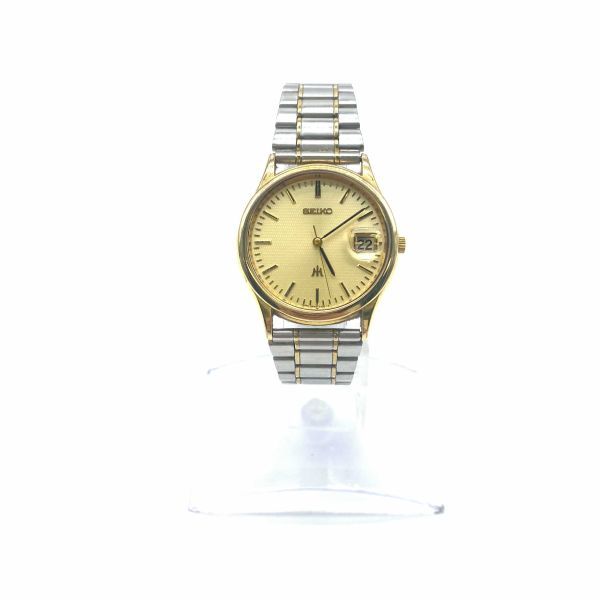 75 稼働【美品】SEIKO 時計 メンズ ゴールド アンティーク 