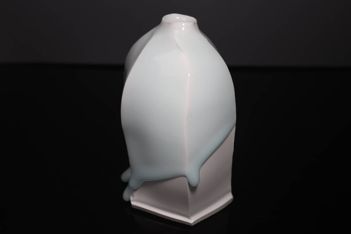 再再販！ 【hiro】期間限定セール！名品！！ 加藤 委 作 青白磁花器