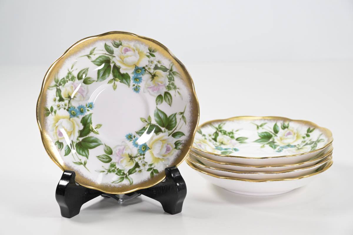 SU/232 ロイヤルアルバート カップ＆ソーサー 5客 廃盤品? Royal Albert