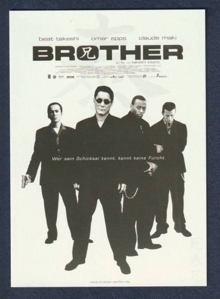 グッズ 01年 Brother S ランク Ver A 海外版ポストカード 北野武 久石譲 ビートたけし オマー エップス 真木蔵人 寺島進 大杉漣 映画関連グッズ 売買されたオークション情報 Yahooの商品情報をアーカイブ公開 オークファン Aucfan Com