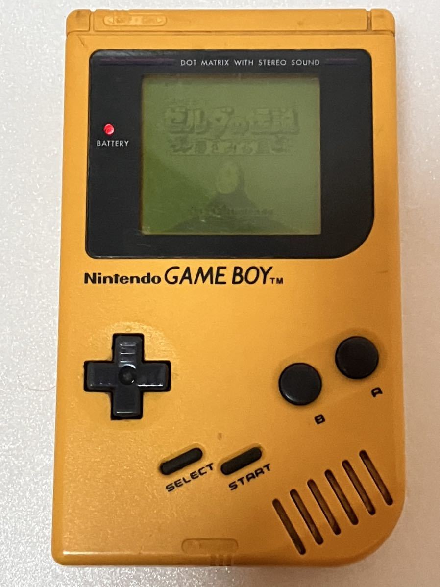 ☆動作良好 NINTENDO 任天堂 GAME BOY ゲームボーイ DMG-01 イエロー