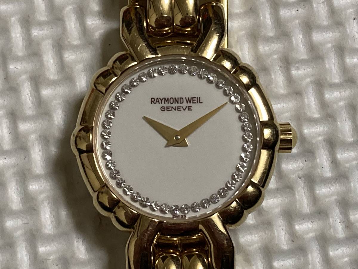 RAYMOND WEIL レイモンドウィル GENEVE 18K GOLD ELECTROPLATED 10M 