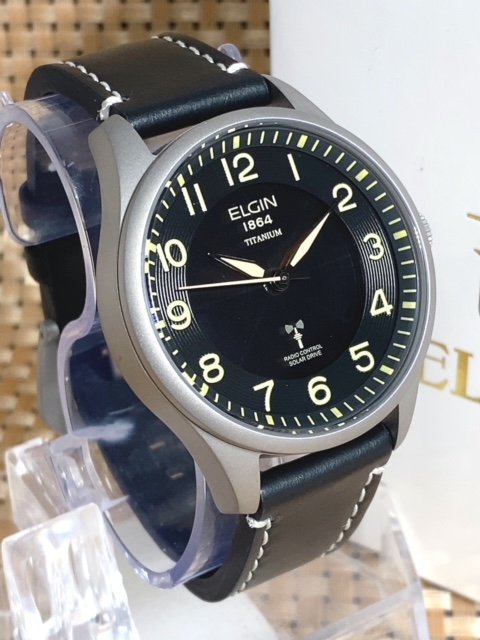 新品 ELGIN エルジン 腕時計 正規品 電波ソーラー アナログ腕時計  