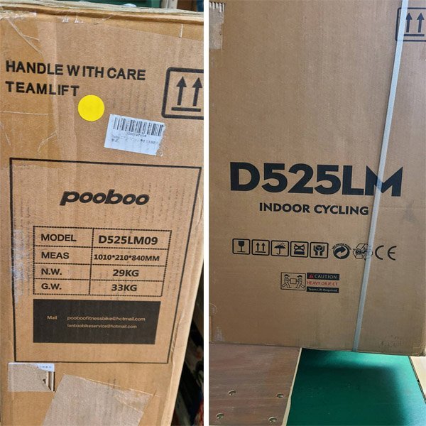 1円新品 エアロバイク スピンバイク Pooboo マグネット制御式負荷 